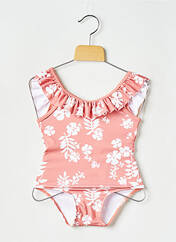 Maillot de bain 1 pièce rose PETIT BATEAU pour fille seconde vue