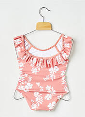 Maillot de bain 1 pièce rose PETIT BATEAU pour fille seconde vue