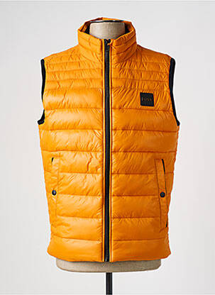 Doudoune col col montant orange HUGO BOSS homme