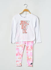 Ensemble de sport rose NIKE pour fille seconde vue