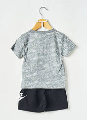 Ensemble short gris NIKE pour garçon seconde vue