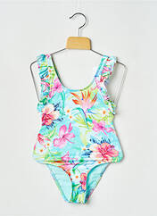 Maillot de bain 1 pièce bleu BANANA MOON pour fille seconde vue