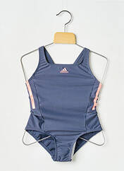 Maillot de bain 1 pièce bleu ADIDAS pour fille seconde vue