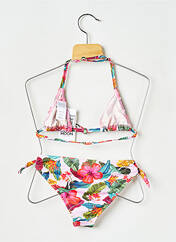 Maillot de bain 2 pièces rose BANANA MOON pour fille seconde vue