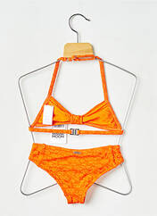 Maillot de bain 2 pièces orange BANANA MOON pour fille seconde vue