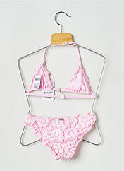 Maillot de bain 2 pièces rose BANANA MOON pour fille seconde vue