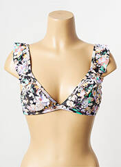 Haut de maillot de bain noir PIECES pour femme seconde vue