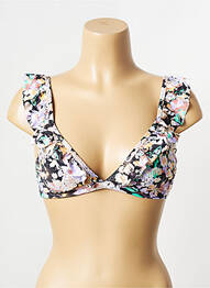 Haut de maillot de bain noir PIECES femme