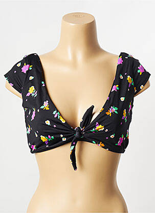 Haut de maillot de bain noir BANANA MOON femme