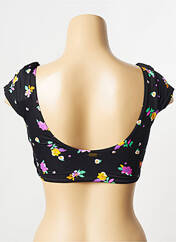 Haut de maillot de bain noir BANANA MOON pour femme seconde vue