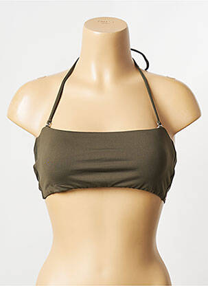 Haut de maillot de bain vert BANANA MOON pour femme