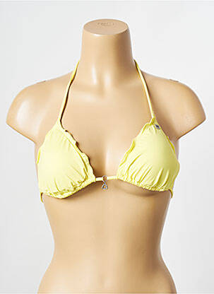 Haut de maillot de bain jaune BANANA MOON femme