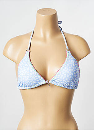 Haut de maillot de bain bleu BANANA MOON femme