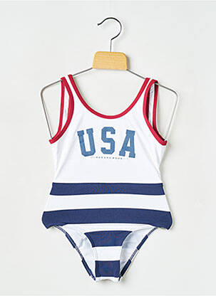 Maillot de bain 1 pièce bleu BANANA MOON fille