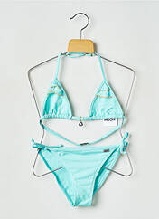 Maillot de bain 2 pièces bleu BANANA MOON pour fille seconde vue