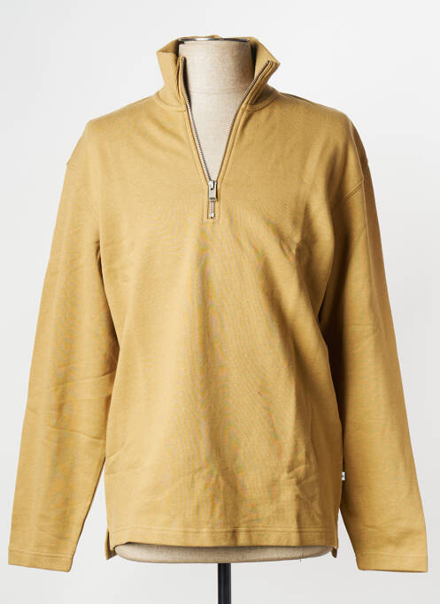 Sweat-shirt marron SELECTED homme