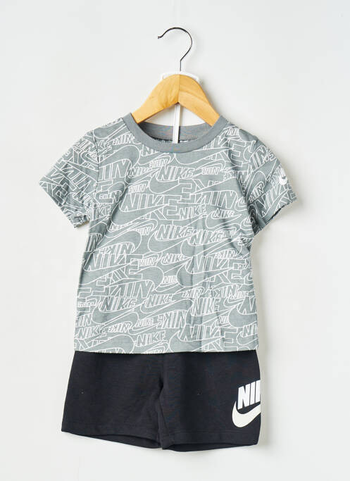 Ensemble short gris NIKE pour garçon