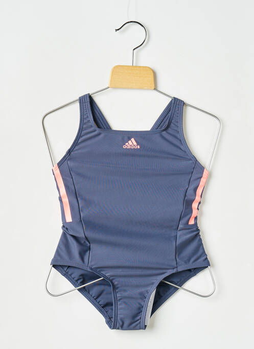Maillot de bain 1 pièce bleu ADIDAS pour fille