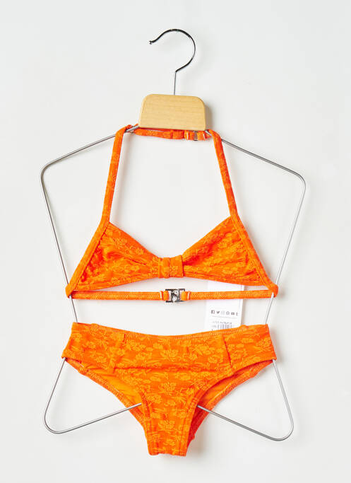 Maillot de bain 2 pièces orange BANANA MOON pour fille