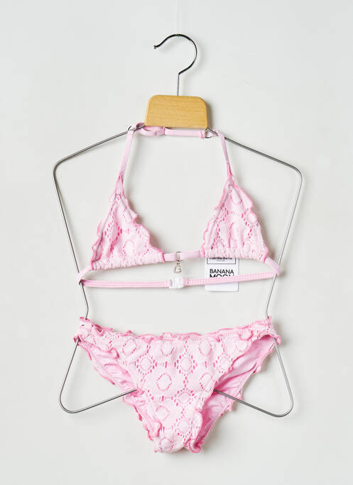 Maillot de bain 2 pièces rose BANANA MOON pour fille
