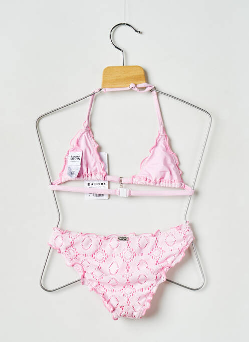 Maillot de bain 2 pièces rose BANANA MOON pour fille