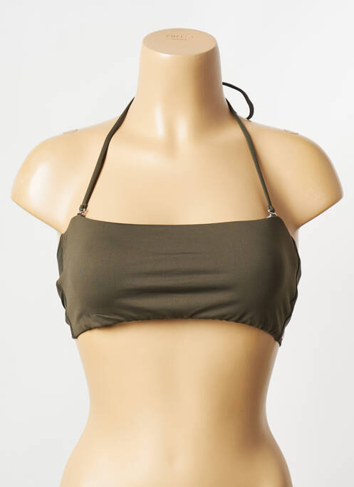 Haut de maillot de bain vert BANANA MOON pour femme