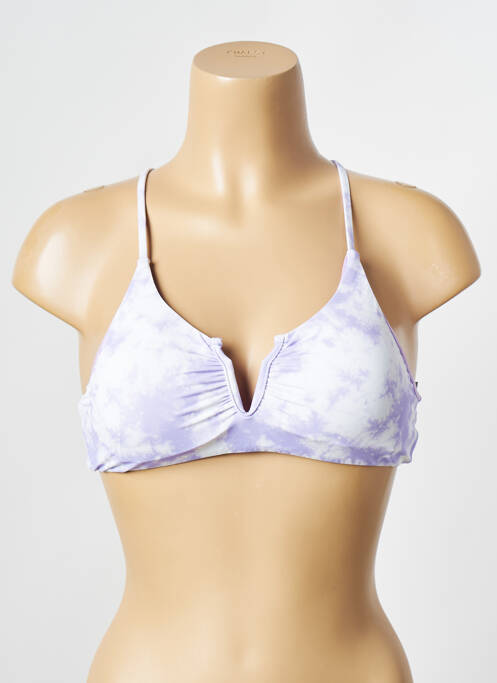 Haut de maillot de bain blanc PIECES pour femme