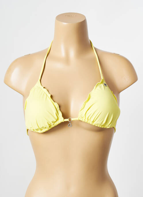 Haut de maillot de bain jaune BANANA MOON pour femme