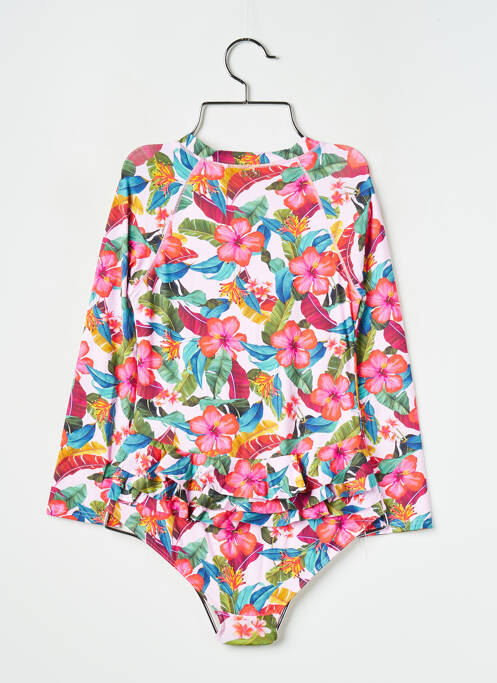 Maillot de bain 1 pièce rose BANANA MOON pour fille