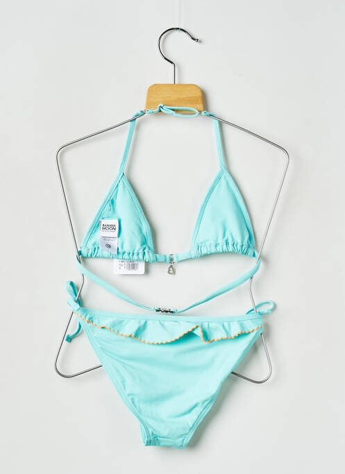 Maillot de bain 2 pièces bleu BANANA MOON pour fille