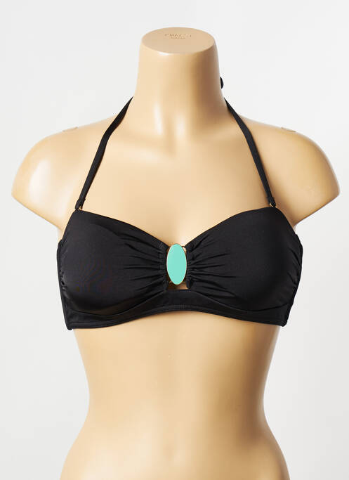 Haut de maillot de bain noir LIVIA pour femme