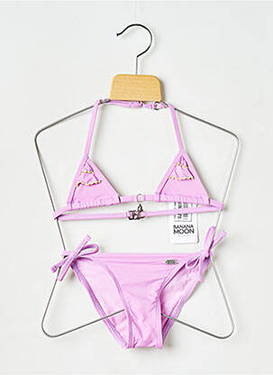 Maillot de bain 2 pièces violet BANANA MOON pour fille
