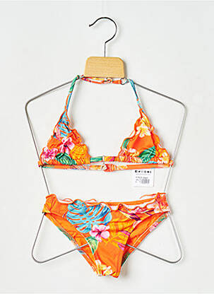 Maillot de bain 2 pièces orange BANANA MOON fille