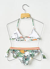 Maillot de bain 2 pièces blanc BANANA MOON pour fille seconde vue