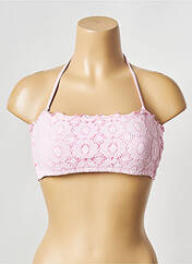 Haut de maillot de bain rose BANANA MOON pour femme seconde vue