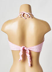 Haut de maillot de bain rose BANANA MOON pour femme seconde vue
