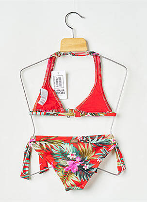 Maillot de bain 2 pièces rouge BANANA MOON fille