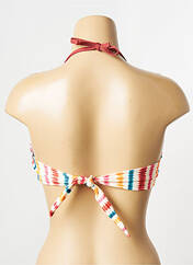 Haut de maillot de bain rouge BANANA MOON pour femme seconde vue