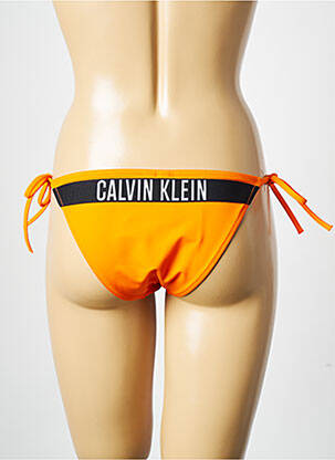 Bas de maillot de bain orange CALVIN KLEIN femme
