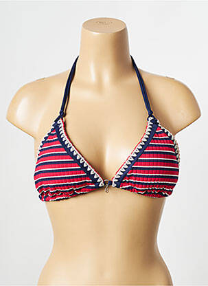 Haut de maillot de bain rouge BANANA MOON femme