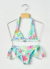 Maillot de bain 2 pièces bleu BANANA MOON pour fille seconde vue