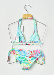 Maillot de bain 2 pièces bleu BANANA MOON pour fille seconde vue