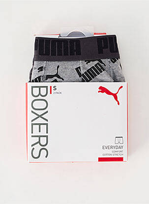 Boxer gris PUMA homme