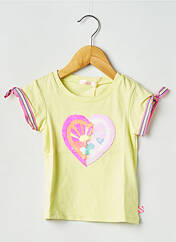 T-shirt jaune BILLIEBLUSH pour fille seconde vue