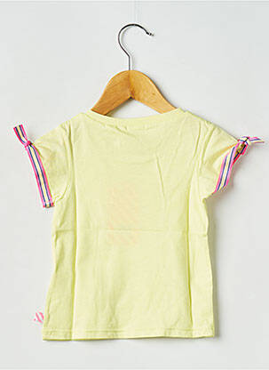 T-shirt col rond jaune BILLIEBLUSH fille