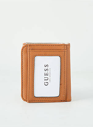 Porte-monnaie marron GUESS femme