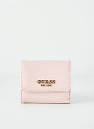 Porte-monnaie rose GUESS femme