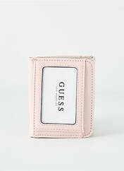 Porte-monnaie rose GUESS pour femme seconde vue