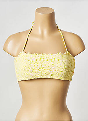 Haut de maillot de bain jaune BANANA MOON femme