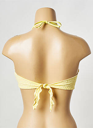 Haut de maillot de bain jaune BANANA MOON femme